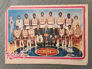 1980/81 TOPPS - TEAM POSTER PIN-UPS - KNICKS,76ERS,SUNS,BLAZERS,BULLETS,SONICS - Picture 1 of 6
