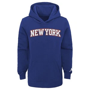 Outerstuff Youth Boys New York Knicks Statement Essential Pullover Fleece Hoodie - Picture 1 of 6