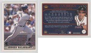 1999 Pacific Crown Collection Andres Galarraga #21