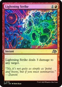 Lightning Strike 136 Foil NM MTG Aetherdrift Magic - Bild 1 von 1