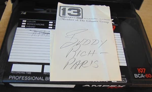 Videocassette de TV de transmisión profesional Ampex BCA-60 con "Buddy Rich - París" - Imagen 1 de 3