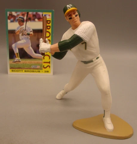 LOOSE 1997 STARTING LINEUP  SLU  FIGURE SCOTT BROSIUS OAKLAND ATHLETICS A's Cover