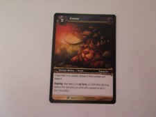 World of Warcraft: Drums "COWER" #21/268 Ability Trading Card