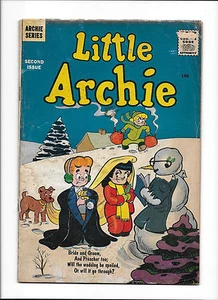 LITTLE ARCHIE #2  [1957 VG]  SNOWMAN COVER! - Picture 1 of 2