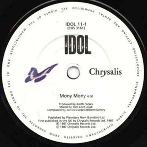 Billy Idol Mony Mony (Live) Vinyl Single 7inch Chrysalis Records - Bild 1 von 1