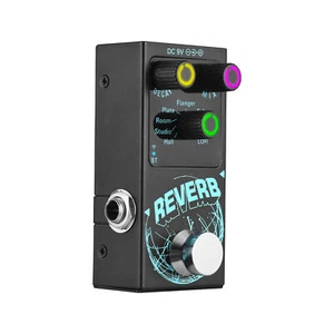 Digital Reverb Electric Guitar Effects Pedal True Bypass 9 Reverb Models T1F4 - Picture 1 of 12