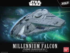 BANDAI 1/144 Star Wars Millennium Falcon Lando Calrissian Ver Plastic Model Kit - Picture 1 of 10
