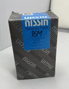 NISSIN 16M ELECTRONIC FLASH SLR FILM CAMERA ACCESSORIES  - Picture 1 of 2