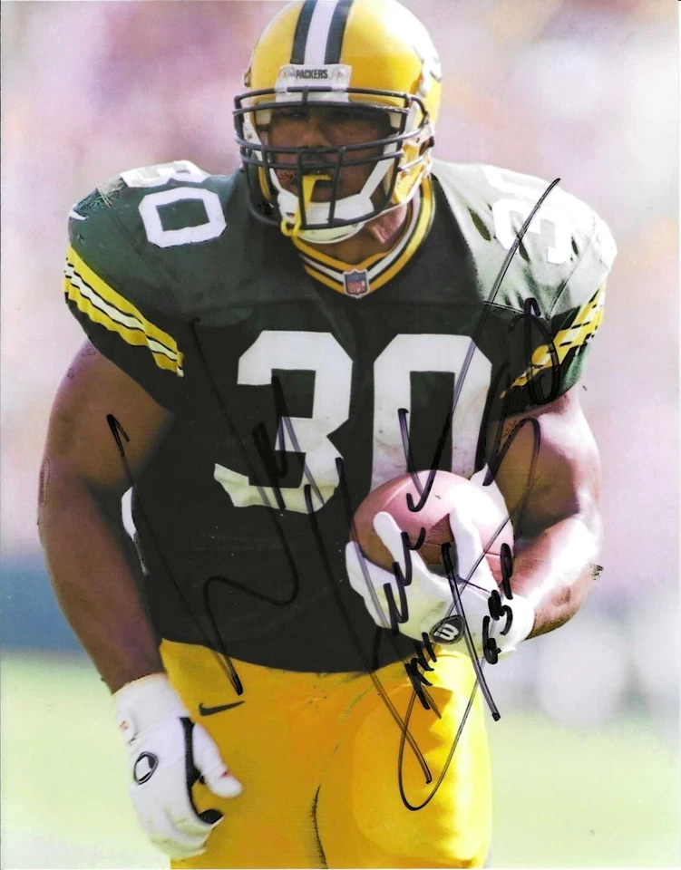 William Henderson Green Bay Packers Autographed #30 8x10 Photo SB31 Champs - Image 1 of 1