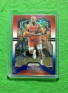 PJ TUCKER PRIZM RED WHITE BLUE CARD ROCKETS 2019-20 PRIZM BASKETBALL REFRACT 