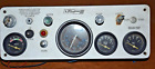 Vintage fiberform  Boat Instrument Panel ignition switch gauge set w/switch