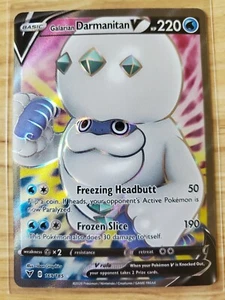 Galarian Darmanitan V (arte completo) 169/185 Swsh04: Holo de voltaje vívido - Imagen 1 de 2
