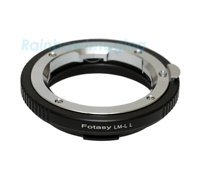 FOTASY Copper Leica M Lens to Leica L Mount Adapter fits Leica TL2 TL CL SL SL2 SL2-S