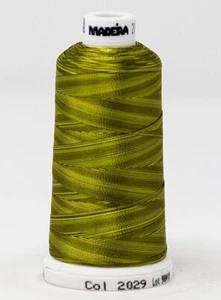 Madeira Classic Rayon 40, #2029 LIGHT GREEN OMBRE 1000m Variegated Embroidery Th - Imagen 1 de 1