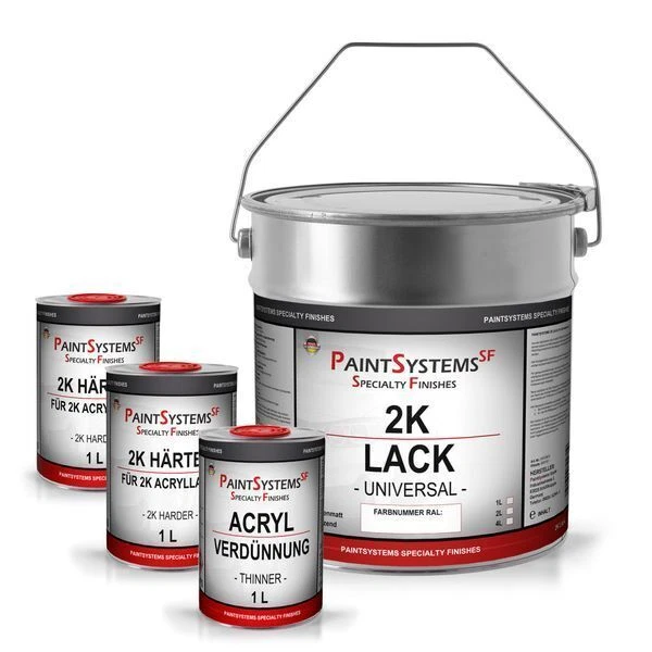 TRISTARcolor Lackstift RAL 9007 Graualuminium Metallic + Klarlack - Je 50 Ml