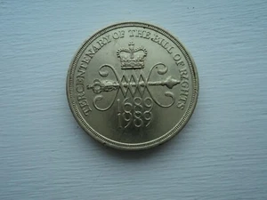 BILL OF RIGHTS £2.00 COIN 1689/1989 - Picture 1 of 2