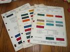 1952-63 REO Mack Diamond T Intern'l Commercial Ditzler PPG Color Paint Chips