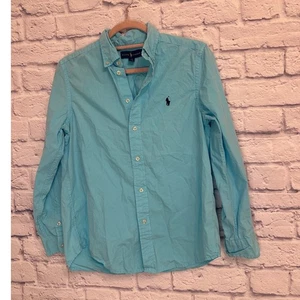 Ralph Lauren Button Down Shirt Long Sleeve Collared Top Kids L(14-16) - Picture 1 of 7