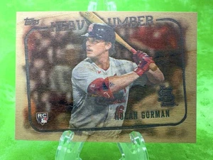 Nolan Gorman RC - Madera pesada - Actualización Topps 2023 #HL-57 Cardenales de San Luis - Imagen 1 de 11
