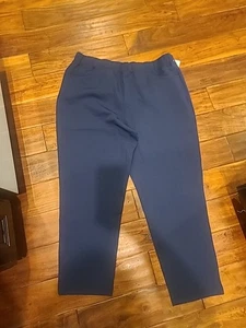 32 Degrees Heat Women's Lightweight No Drawstring Pull On Pant, Navy, XL - Picture 1 of 7