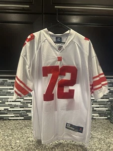Osi Umenyiora New York Giants NFL #72 Jersey Sz 50 Reebok Onfield Stitched White - Picture 1 of 7
