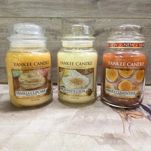 Yankee Candle Large Premium Classic Bundle X3 623g Mixed Lot - Picture 1 of 8