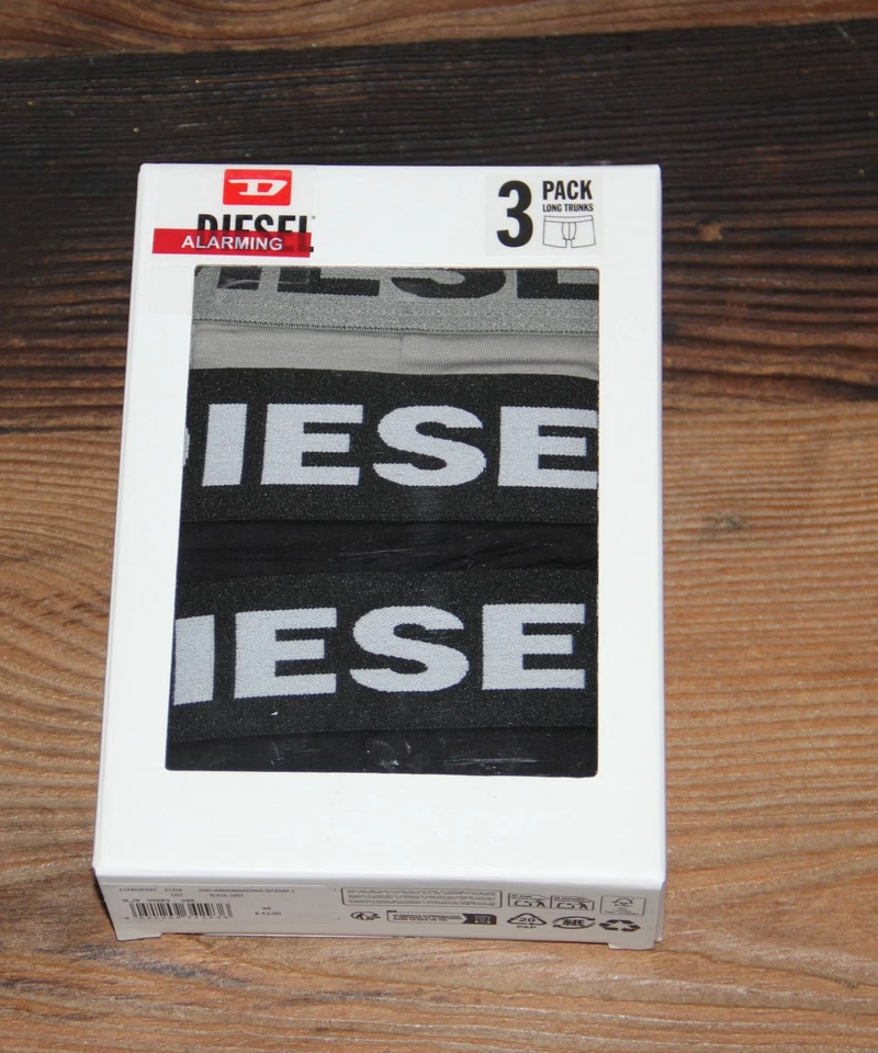 NEW Diesel men's underwear long trunks size M    MSRP $43 - Image 1 of 3