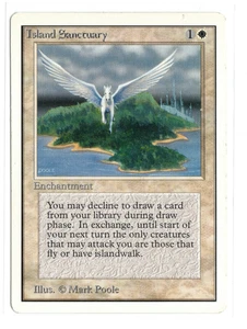 MTG - Island Sanctuary - Normal - Unlimited Edition - LP - Picture 1 of 2