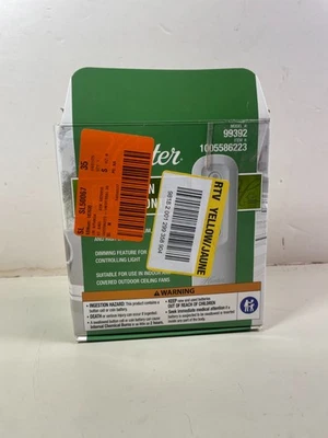 Hunter 99392 Ventilador de Techo Universal 3 Velocidades Control Remoto Portátil en Blanco Foto 1 de 4