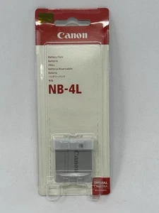 Canon NB-4L Battery for PowerShot Cameras-Authentic Canon-Made In Japan - Picture 1 of 2