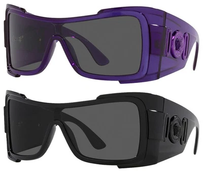 Очки солнцезащитные Versace Maxi Medusa Biggie Shield - VE4451 - сделано в Италии - Изображение 1 из 4