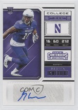 2018 Panini Contenders Draft Picks College Ticket Godwin Igwebuike #260 Auto
