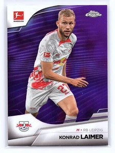 2022 TOPPS CHROME BUNDESLIGA KONRAD LAIMER #54 PURPLE REFRACTOR #/299 LEIPZIG - Picture 1 of 2