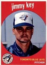 1989 Baseball Card Magazine '59 Topps Replicas #49 Jimmy Key Blue Jays