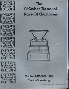 Al Gerber Memorial Race Of Champions 1975 Trenton Racing Program EX 033117nonjhe - Picture 1 of 1