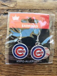 Chicago Cubs MLB Earrings New