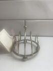 Antique EPNS AL Sheffield England Toast Rack Silver Plate Holds 4 Pieces