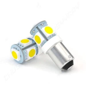 10x/Super White BA9S LED Instrument Panel Light 1815 1895 Dash Map Lamp Bulb 12V - Picture 1 of 12