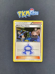 Pokemon Juego de Cartas Coleccionables Equipo Aqua's Admin Doble Crisis 25/34 LP Regular. - Imagen 1 de 3