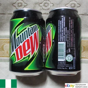 Empty Pepsi MOUNTAIN DEW Cola can NIGERIA Collect 2019 330ml Africa Pepsico NG - Picture 1 of 16