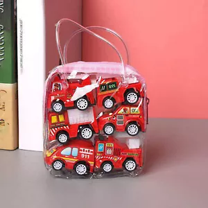 (Feuerwehrauto) Kleines Spielzeugauto-Set 6-teilig Interessantes - Bild 1 von 12