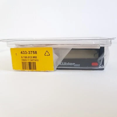 Kubler Codix Pulse Counter LCD Display Input PNP 4-40VDC 12KHz Type6.130.012.852 - Image 1 of 2