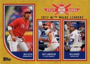 Joey Votto/Matt Carpenter/Kris Bryant 2018 Topps Big League Gold #311