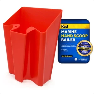 Bote pequeño Five Oceans rojo marino cuchara de rescate, 1 L - FO2149 - Imagen 1 de 7