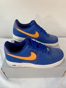 Nike Air Force 1 Low Storm Blue/Vivid Orange Men’s Size 11.5 Original Box Nice! - Picture 1 of 13