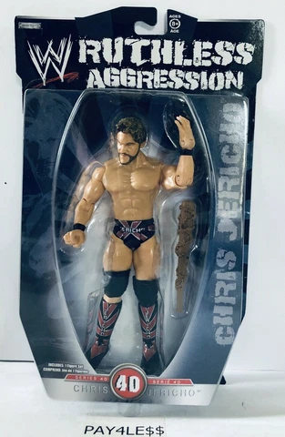 Chris Jericho WWE Ruthless Aggression Figure Series 40 Mattel Wrestling New Cover