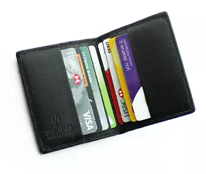 StarHide RFID Leder schmal minimalistisch faltbar Kreditkartenhalter Geldbörse Kartenetui - Bild 1 von 9