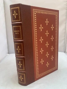 Romantic Poets, William Blake to E A Poe - Franklin Library - Gilt 1/4 Leather - Imagen 1 de 13