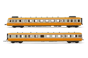 Jouef HJ2388 Spur HO SNCF X2700 orange/grau 2 Wagen DMU IV - Bild 1 von 2