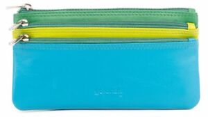 Golunski Soft Leather 3 Section Zipped Coin Purse In Various Colours